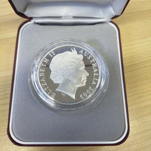 Australia 2003 Royal Australian Mint $1 Kangaroo Silver Proof Coin