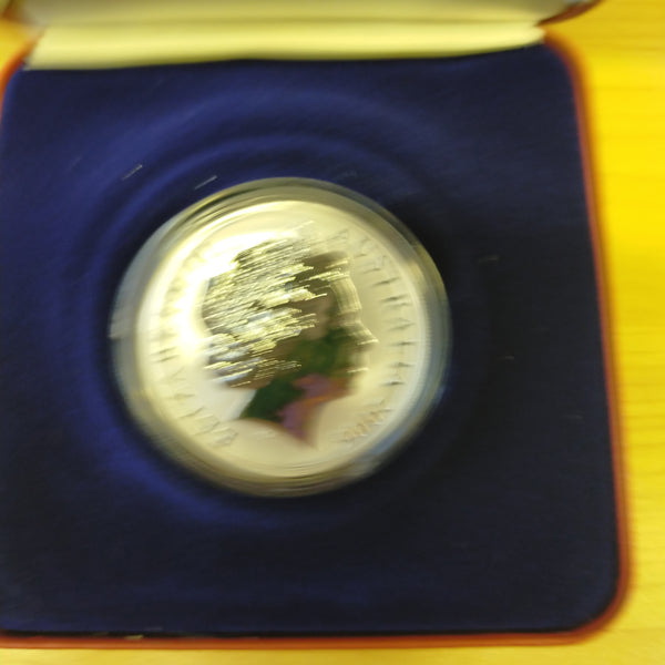 Australia 2006 Royal Australian Mint  $1 Kangaroo Gold Plated Silver Proof Coin