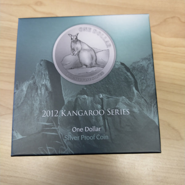 Australia 2012 Royal Australian Mint $1 Kangaroo Mareeba Rock-Wallaby Silver Proof Coin