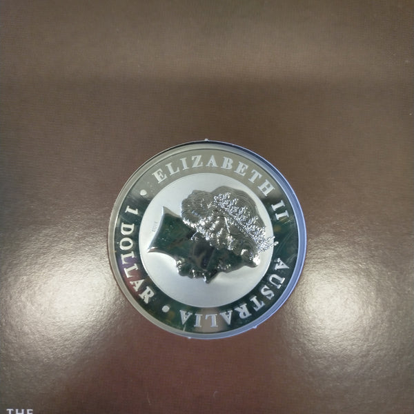 Australia 2012 Perth Mint Beijing International Coin Exposition Kookaburra $1 Silver Coin