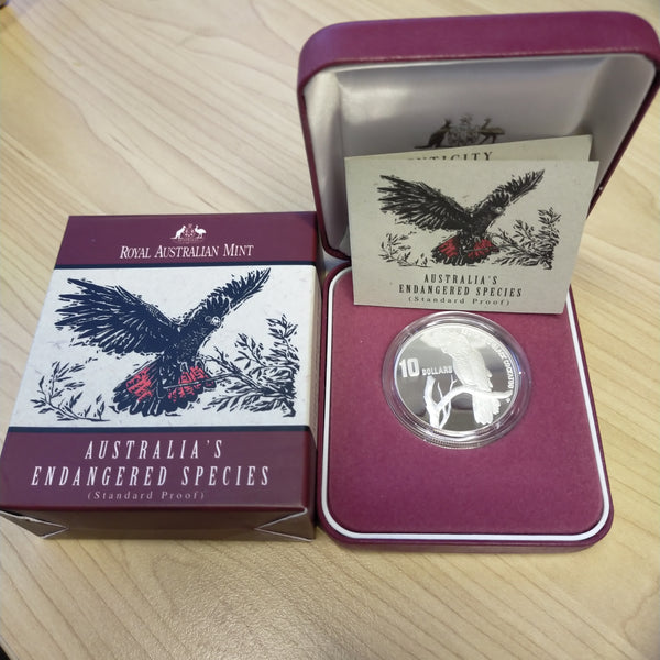 Royal Australian Mint $10 Australia's Endangered Species Set of 4 95-98 Silver Proof Coins