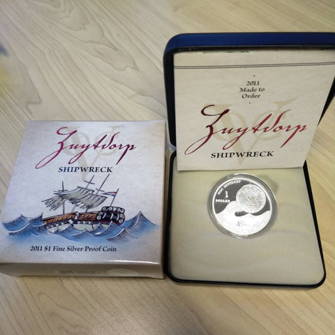 Australia 2011 Royal Australian Mint $1 Zuytdorp Shipwreck Silver Proof Coin