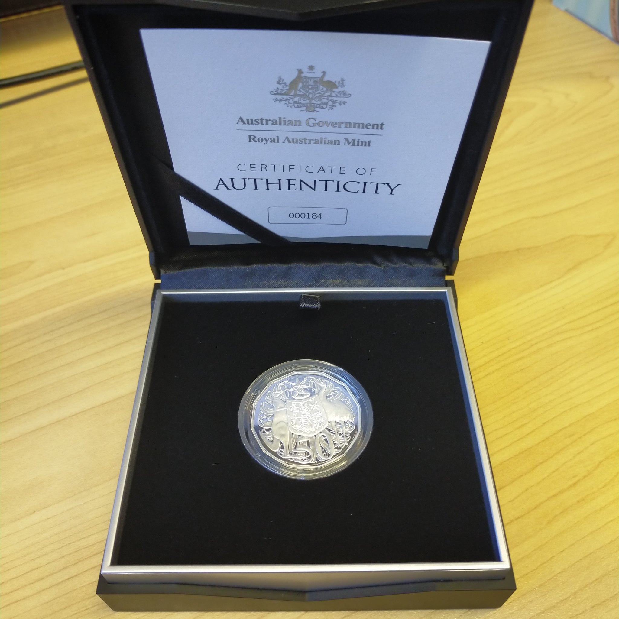 2019 50c 50th Anniversary of the Dodecagon 50c Coin ANDA Silver Proof Coin