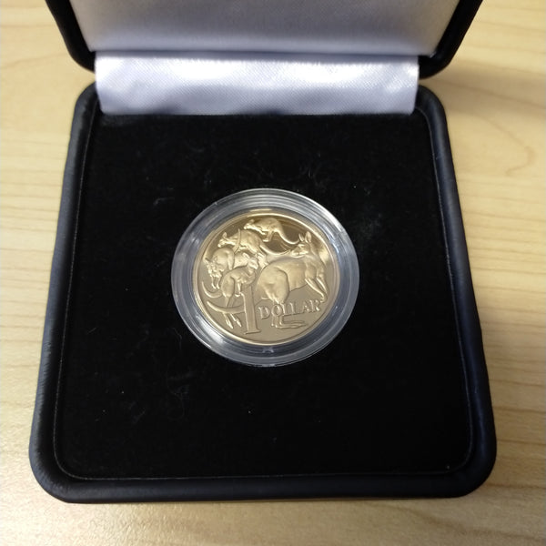 Australia 2014 Royal Australian Mint World Money Fair Special Release $1 Proof Coin