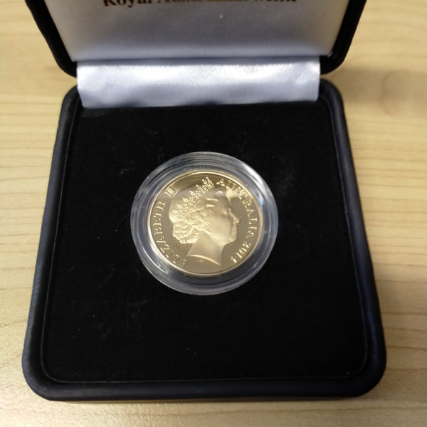 Australia 2014 Royal Australian Mint World Money Fair Special Release $1 Proof Coin