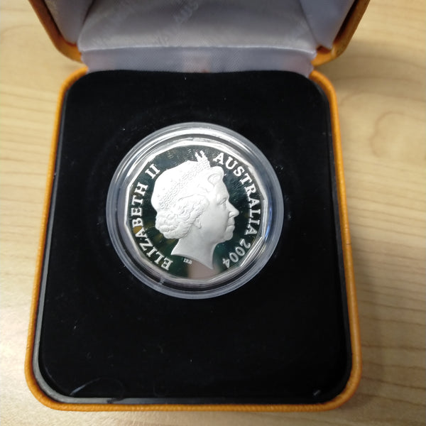 Australia 2004 Royal Australian Mint Primary School Student Coin Design Competition Winner 50c Proof Silver Coin