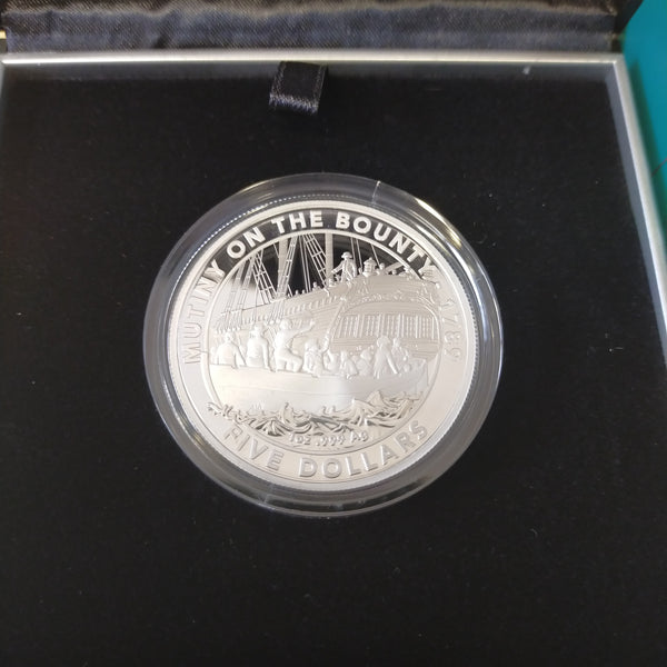 Australia 2019 Royal Australian Mint $5 Mutiny and Rebellion 1oz Proof Silver Coins In Set Of 3