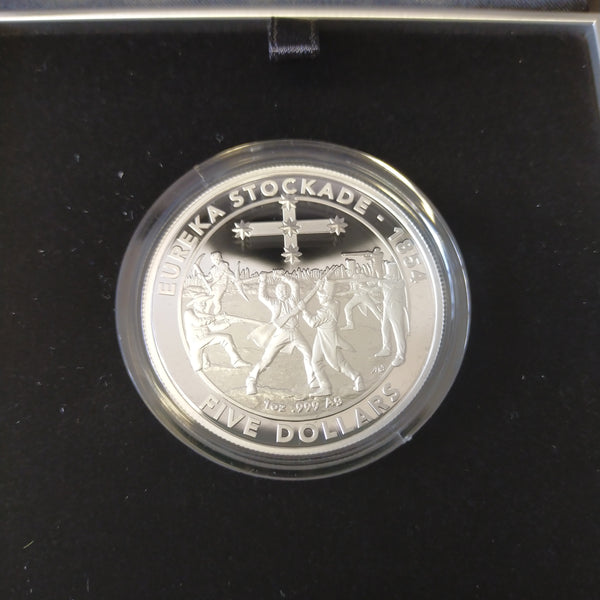 Australia 2019 Royal Australian Mint $5 Mutiny and Rebellion 1oz Proof Silver Coins In Set Of 3