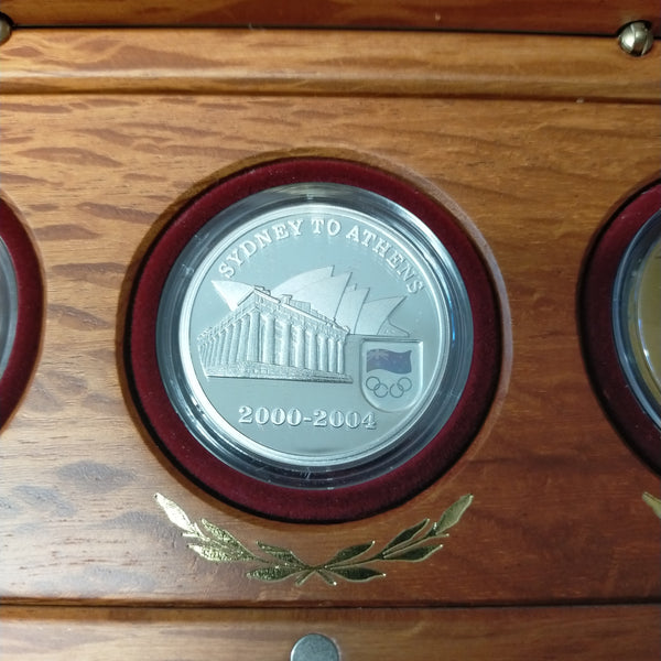 Australia 2004 The Journey Continues Sydney To Athens Three Coin Set