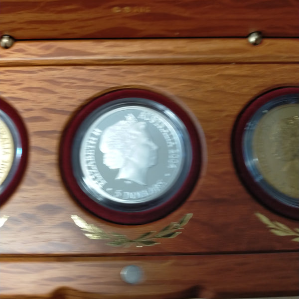 Australia 2004 The Journey Continues Sydney To Athens Three Coin Set