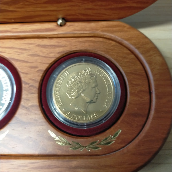 Australia 2004 The Journey Continues Sydney To Athens Three Coin Set