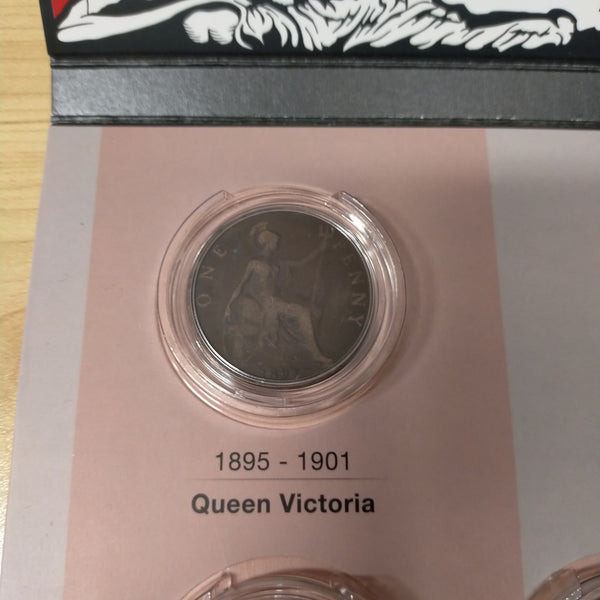 Downies Pennies of the British Empire UK NZ Australian 10 Coin Set