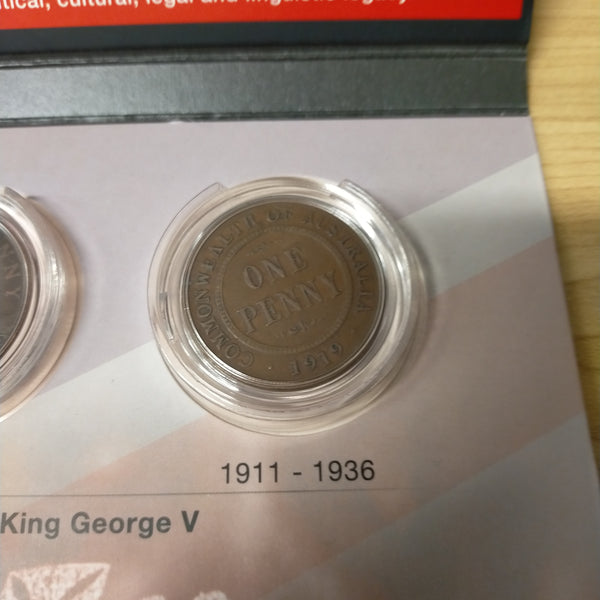 Downies Pennies of the British Empire UK NZ Australian 10 Coin Set