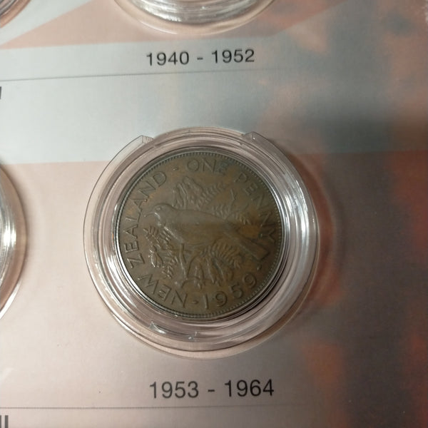 Downies Pennies of the British Empire UK NZ Australian 10 Coin Set