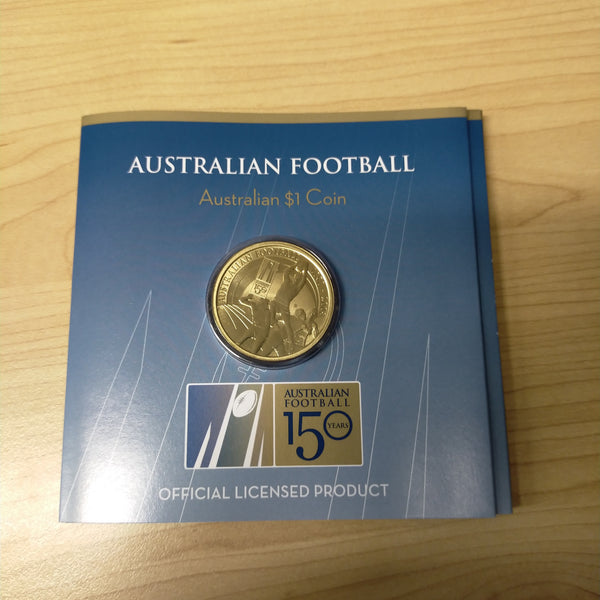Australia 2008 Perth Mint $1 150 Years Australian Football Carded Coin