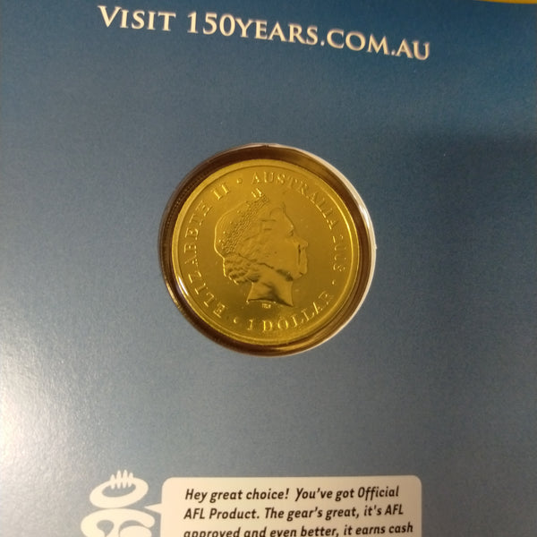 Australia 2008 Perth Mint $1 150 Years Australian Football Carded Coin