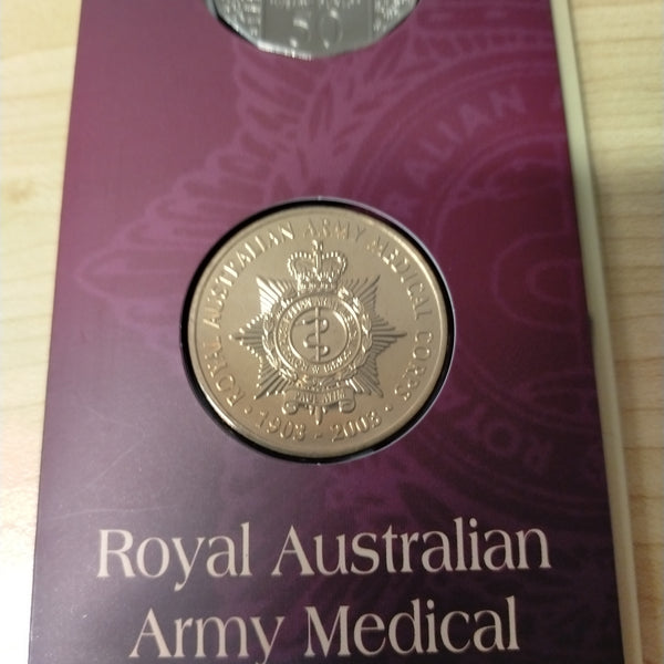 Australia 2003 Royal Australian Mint Royal Australian Army Medical Corps Centenary Coin and Token Set