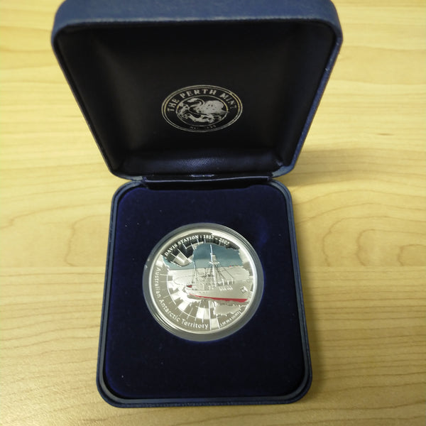 2007 Australian Antarctic Territory $1 Davis Station 1oz Silver Proof Coin - NO CERTIFICATE