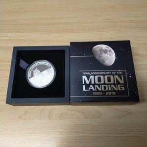 Australia 2019 Perth Mint 50th Anniversary of the Moon Landing 1oz Silver Proof Coin