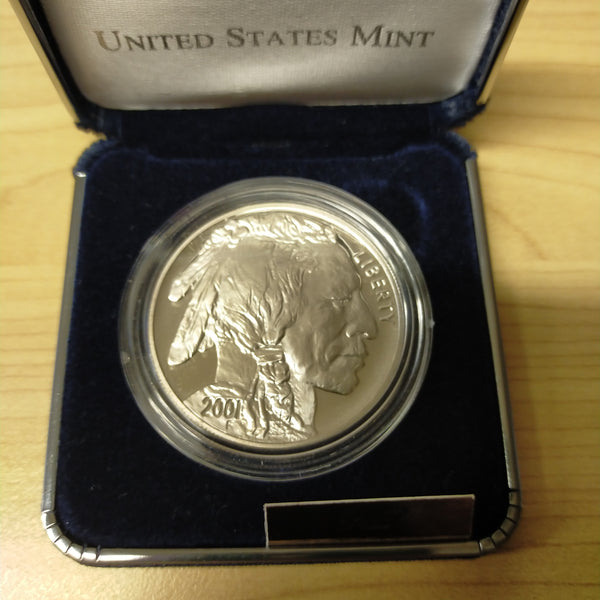 USA United States of America USA 2001 American Buffalo Commemorative Coin 1oz Proof Silver Coin