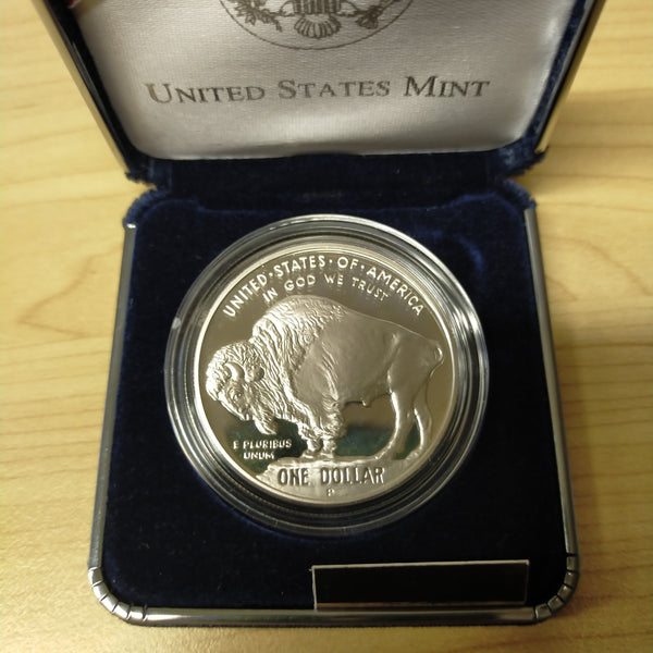 USA United States of America USA 2001 American Buffalo Commemorative Coin 1oz Proof Silver Coin