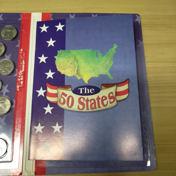 1999 Tangerine Press United States of America USA 50 States Quarters In Display Case