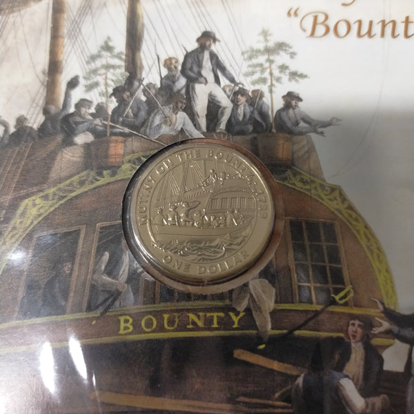 2019 Australia Post Mutiny on the Bounty $1 PNC First Day of Issue