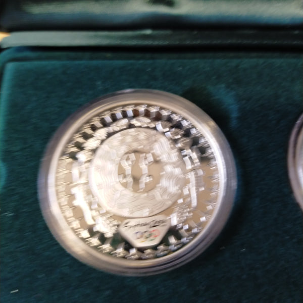 Australia 2000 Royal Australian Mint Perth Mint $5 Sydney Olympics The Dreamtime Set Silver Proof 2 Coin Set - RARE