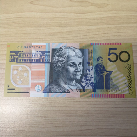 R516a 1995 $50 Australia Fraser Evans Uncirculated Banknote