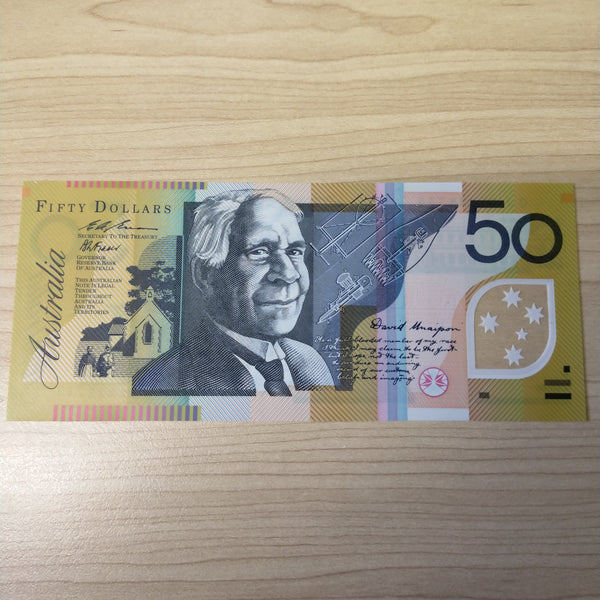 R516a 1995 $50 Australia Fraser Evans Uncirculated Banknote