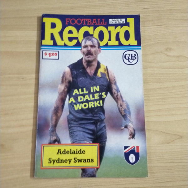 AFL 1991 Lot of 9 Adelaide Football Records from Adelaide's First Season