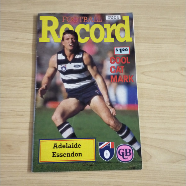 AFL 1991 Lot of 9 Adelaide Football Records from Adelaide's First Season