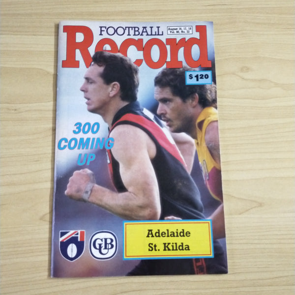 AFL 1991 Lot of 9 Adelaide Football Records from Adelaide's First Season