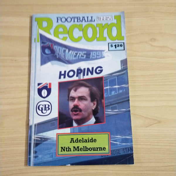 AFL 1991 Lot of 9 Adelaide Football Records from Adelaide's First Season