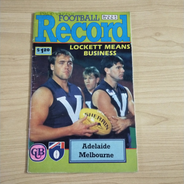 AFL 1991 Lot of 9 Adelaide Football Records from Adelaide's First Season