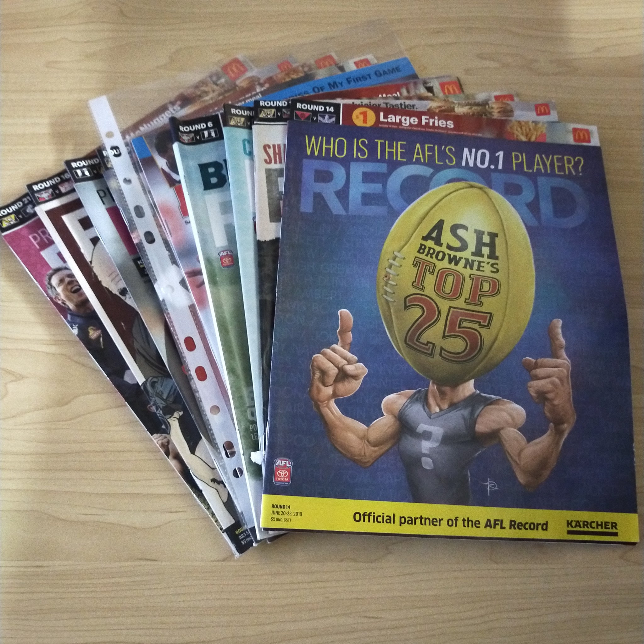 Large Lot of 60+ Football Records Mostly 2019 Richmond In Their Premiership Year Including Finals and Grand Finals