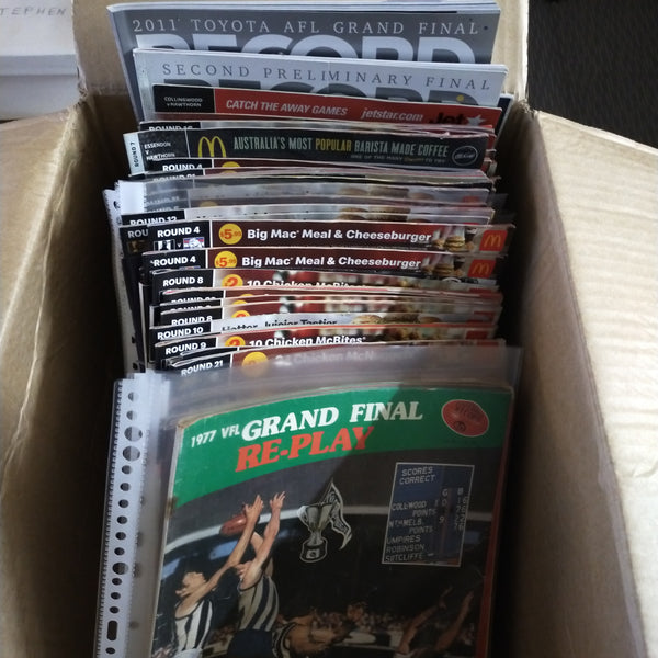 Large Lot of 60+ Football Records Mostly 2019 Richmond In Their Premiership Year Including Finals and Grand Finals