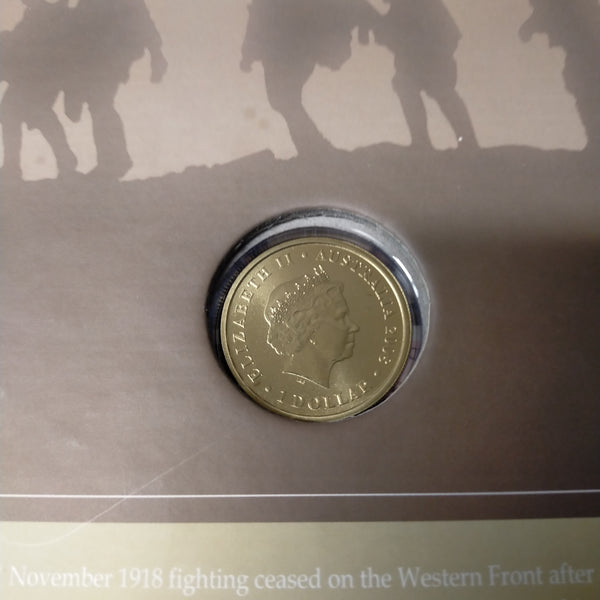 Australia 2008 Perth Mint Australia Post Lest We Forget 90th Anniversary of the End of WWI Coin and Stamp Set