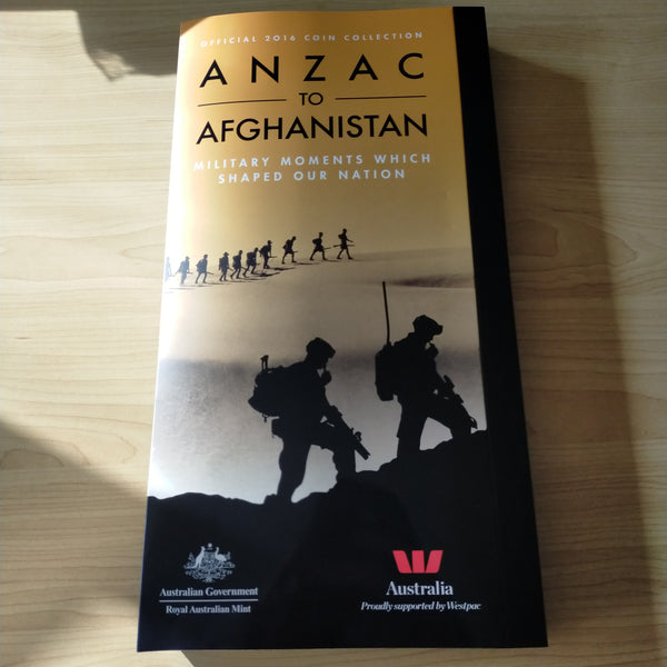 Australia 2016 Royal Australian Mint ANZAC To Afghanistan Military Moments Which Shaped Our Nation Carded Coin Set In Folder