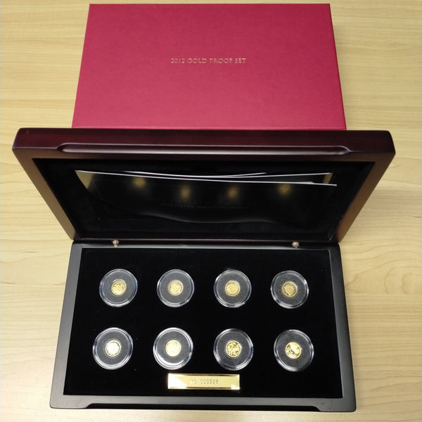 Australia 2012 Royal Australian Mint Australian Miniature Money Gold Proof Coin Set