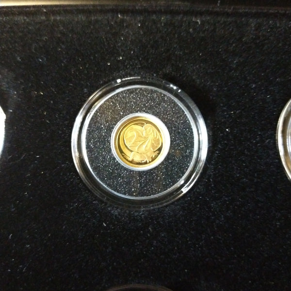 Australia 2012 Royal Australian Mint Australian Miniature Money Gold Proof Coin Set