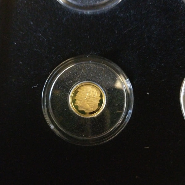 Australia 2012 Royal Australian Mint Australian Miniature Money Gold Proof Coin Set
