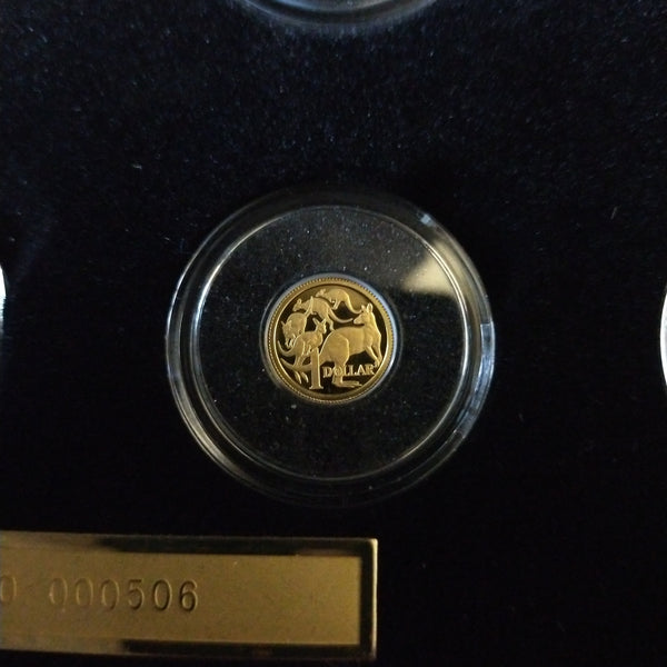 Australia 2012 Royal Australian Mint Australian Miniature Money Gold Proof Coin Set