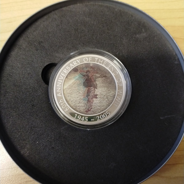Australia 2005 Perth Mint 60th Anniversary of the End of WWII 1oz Silver Coin