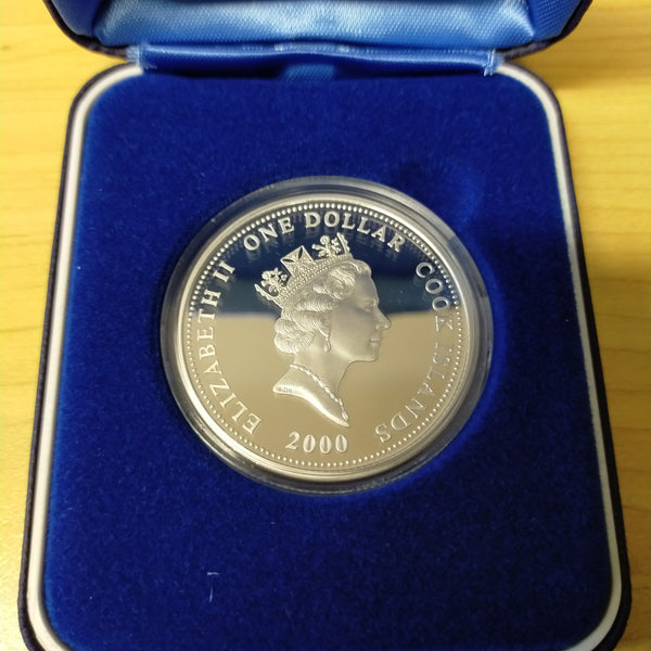 Australia 2000 Perth Mint HM Queen Elizabeth The Queen Mother Celebrating 100 Years 1oz Silver Proof Coin