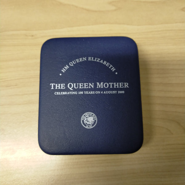 Australia 2000 Perth Mint HM Queen Elizabeth The Queen Mother Celebrating 100 Years 1oz Silver Proof Coin