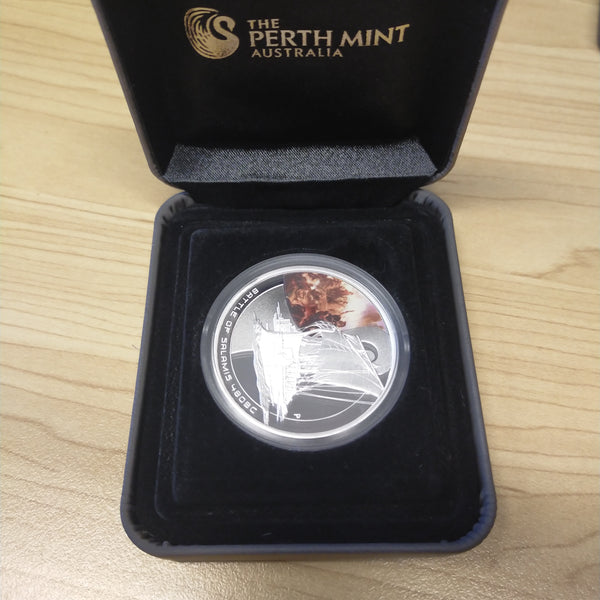 Australia 2010 Perth Mint Famous Naval Battles Set of 5 1oz Silver Coins