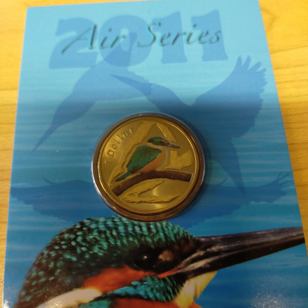 Australia 2011 Royal Australian Mint $1 Air Series Set of 6 coloured Coins