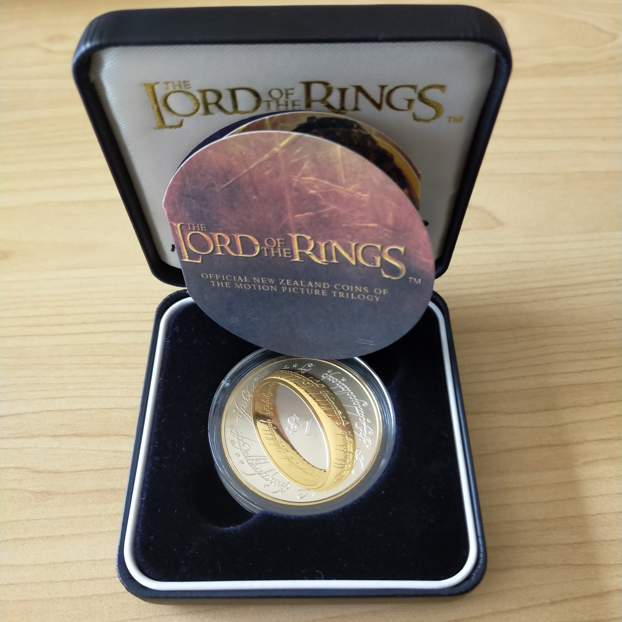 New Zealand 2003 Lord of the Rings The Ring of Power .925 Silver