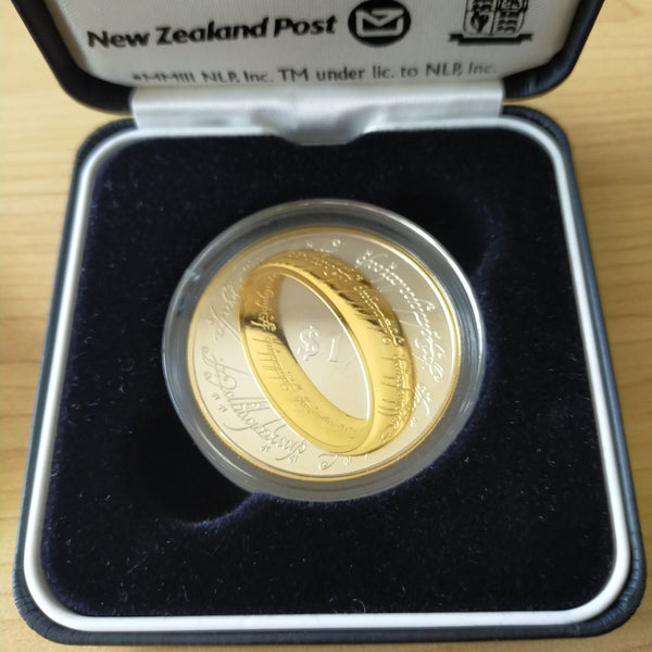 New Zealand 2003 Lord of the Rings The Ring of Power .925 Silver Proof Coin